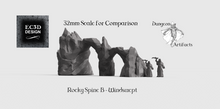 Load image into Gallery viewer, Rocky Spines - 15mm 28mm 32mm Wilds of Wintertide Wargaming Terrain D&amp;D, DnD