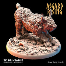 Load image into Gallery viewer, Royal Battle Lynx Pack - Asgard Rising - Wargaming D&amp;D DnD