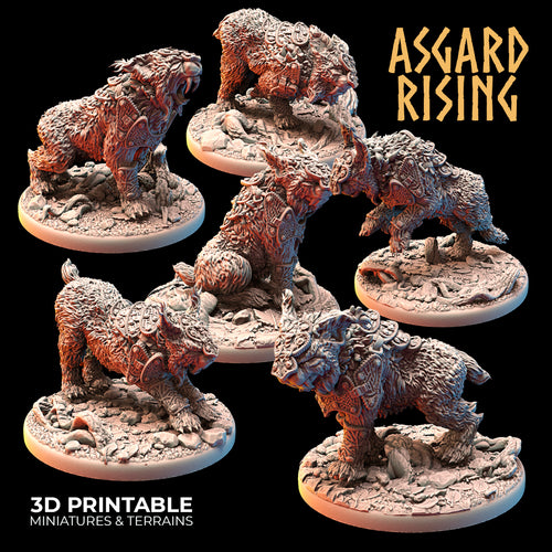 Royal Battle Lynx Pack - Asgard Rising - Wargaming D&D DnD