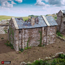 Load image into Gallery viewer, Ruined Black Rock Barracks - King and Country - Printable Scenery Terrain Wargaming D&amp;D DnD 10mm 15mm 20mm 25mm 28mm 32mm 40mm 54mm