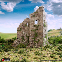 Load image into Gallery viewer, Ruined Norman Stone Fort - King and Country - Printable Scenery Terrain Wargaming D&amp;D DnD 10mm 15mm 20mm 25mm 28mm 32mm 40mm 54mm Painted options