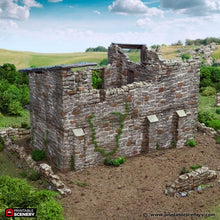 Load image into Gallery viewer, Ruined King Stables - King and Country - Printable Scenery Terrain Wargaming D&amp;D DnD 10mm 15mm 20mm 25mm 28mm 32mm 40mm 54mm Painted options