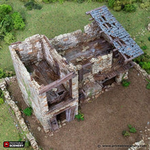Load image into Gallery viewer, Ruined King Stables - King and Country - Printable Scenery Terrain Wargaming D&amp;D DnD 10mm 15mm 20mm 25mm 28mm 32mm 40mm 54mm Painted options