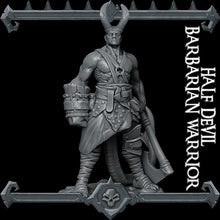 Load image into Gallery viewer, Half Devil Barbarian Warrior - Rocket Pig Wargaming D&amp;D DnD
