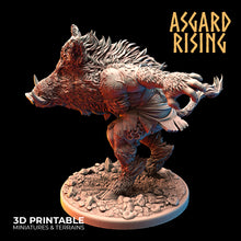 Load image into Gallery viewer, Svinfylking - Boar Shapeshifter - Asgard Rising Miniatures - Wargaming D&amp;D DnD