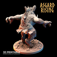 Load image into Gallery viewer, Svinfylking - Boar Shapeshifter - Asgard Rising Miniatures - Wargaming D&amp;D DnD