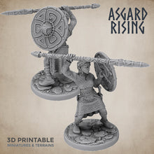Load image into Gallery viewer, Midgard Shieldmaiden Viking Warband Set - Asgard Rising Miniatures - Wargaming D&amp;D DnD