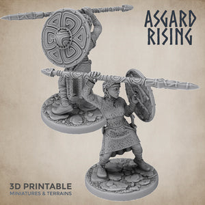Midgard Shieldmaiden Viking Warband Set - Asgard Rising Miniatures - Wargaming D&D DnD