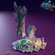Load image into Gallery viewer, Tidings Tree - Torbridge Cull - Infinite Dimensions Terrain Wargaming D&amp;D DnD 15mm 20mm 25mm 28mm 32mm 40mm