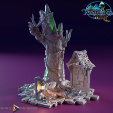 Load image into Gallery viewer, Tidings Tree - Torbridge Cull - Infinite Dimensions Terrain Wargaming D&amp;D DnD 15mm 20mm 25mm 28mm 32mm 40mm