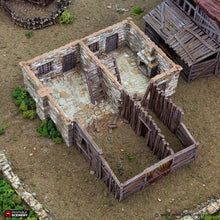 Load image into Gallery viewer, Slums of Flea Bottom 2 - King and Country - Printable Scenery Terrain Wargaming D&amp;D DnD 10mm 15mm 20mm 25mm 28mm 32mm 40mm 54mm