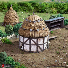 Load image into Gallery viewer, Small Round House - King and Country - Printable Scenery Terrain Wargaming D&amp;D DnD 10mm 15mm 20mm 25mm 28mm 32mm 40mm 54mm