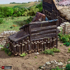 Small Shanty - King and Country - Printable Scenery Terrain Wargaming D&D DnD 10mm 15mm 20mm 25mm 28mm 32mm 40mm 54mm
