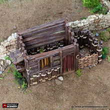 Load image into Gallery viewer, Small Shanty - King and Country - Printable Scenery Terrain Wargaming D&amp;D DnD 10mm 15mm 20mm 25mm 28mm 32mm 40mm 54mm