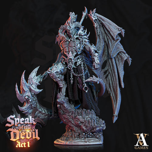 Azael, Pit Lord - Speak of the Devil Act I - Archvillain Games - Wargaming D&D DnD