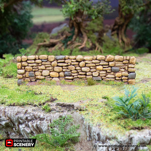 Hagglethorn Stone Walls - Hagglethorn Hollow Printable Scatter Scenery Terrain D&D DnD