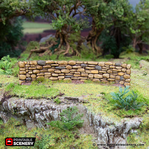 Hagglethorn Stone Walls - Hagglethorn Hollow Printable Scatter Scenery Terrain D&D DnD