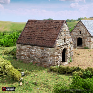 Small Rustic Barns - King and Country - Printable Scenery Terrain Wargaming D&D DnD 10mm 15mm 20mm 25mm 28mm 32mm 40mm 54mm Painted options