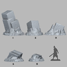 Load image into Gallery viewer, Sugarcube Pillars - Fantastic Plants and Rocks Vol. 3 - Print Your Monsters - Wargaming D&amp;D DnD