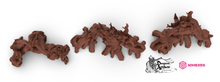 Load image into Gallery viewer, Swamp Tree Walls - 3DHexes Wargaming Terrain D&amp;D DnD