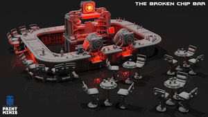 The Broken Chip Bar - Broken Chip Casino - Print Minis - Wargaming D&D DnD