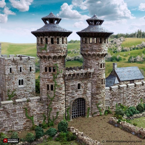 Royal Gate - King and Country - Printable Scenery Terrain Wargaming D&D DnD 10mm 15mm 20mm 25mm 28mm 32mm 40mm 54mm