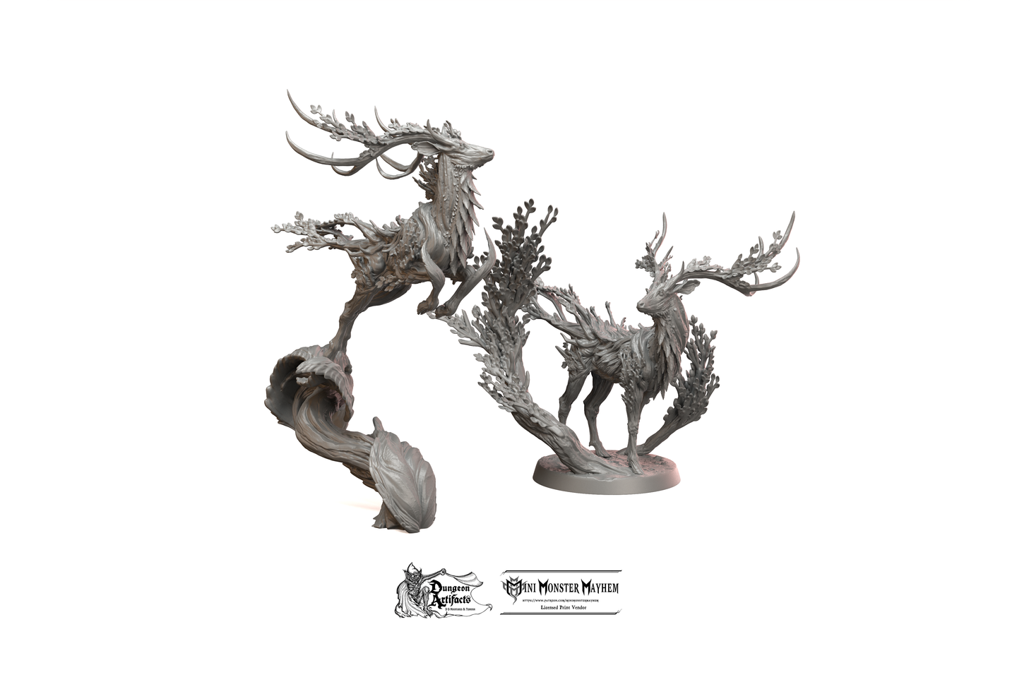 Thicket Stags - Nature’s Grasp - Mini Monster Mayhem Wargaming D&D DnD