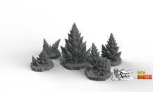 Load image into Gallery viewer, Toxic Alien Pines - Fantastic Plants and Rocks Vol. 2 - Print Your Monsters - Wargaming D&amp;D DnD