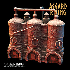 Dwarven Distillery and Brewery - Asgard Rising - Wargaming D&D DnD