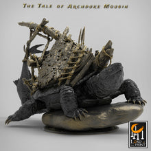 Load image into Gallery viewer, Turtle - Saddled - The Tale of Archduke Mousin - Lord of the Print - Wargaming D&amp;D DnD