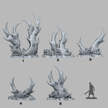 Load image into Gallery viewer, Underdark Claws Plants - Fantastic Plants and Rocks Vol. 3 - Print Your Monsters - Wargaming D&amp;D DnD
