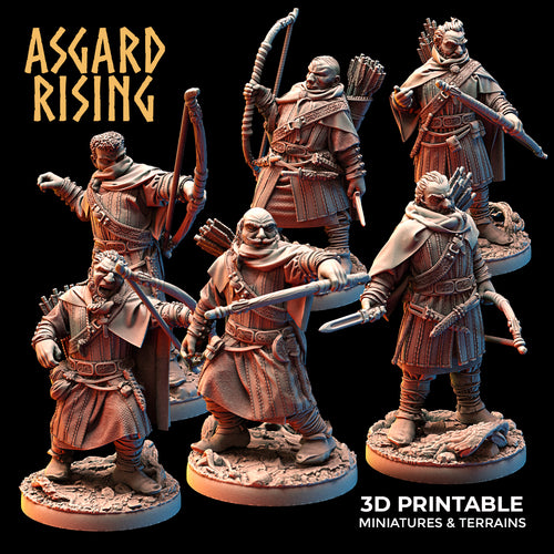 Viking Rangers Set - Asgard Rising - Wargaming D&D DnD