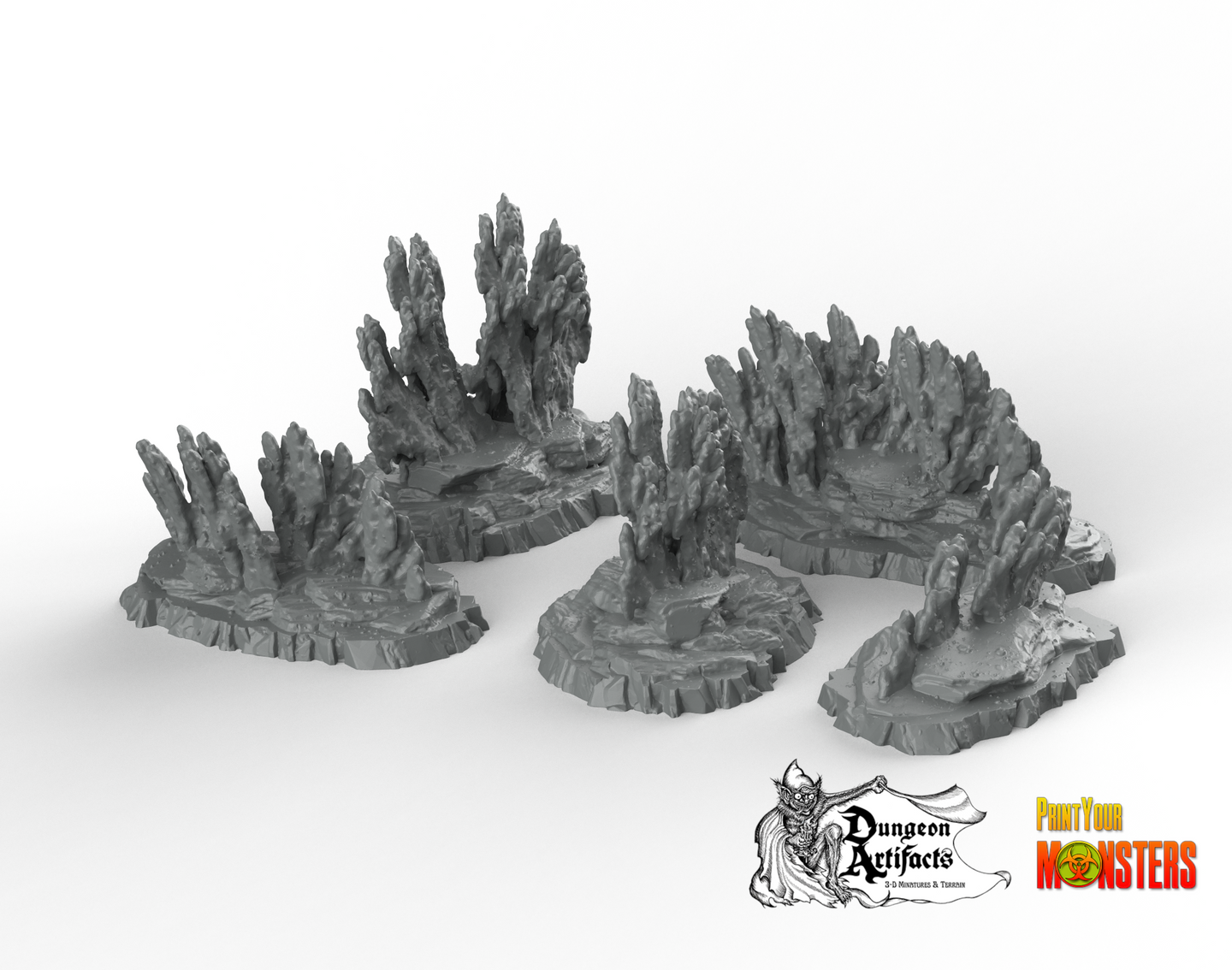 Venusian Corals - Fantastic Plants and Rocks Vol. 2 - Print Your Monsters - Wargaming D&D DnD