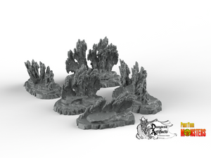 Venusian Corals - Fantastic Plants and Rocks Vol. 2 - Print Your Monsters - Wargaming D&D DnD