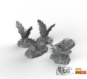 Venusian Ferns - Fantastic Plants and Rocks Vol. 2 - Print Your Monsters - Wargaming D&D DnD