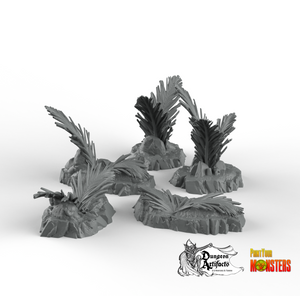 Venusian Ferns - Fantastic Plants and Rocks Vol. 2 - Print Your Monsters - Wargaming D&D DnD