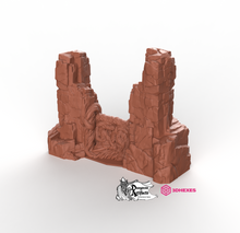 Load image into Gallery viewer, Vined Passage - 3DHexes Wargaming Terrain D&amp;D DnD