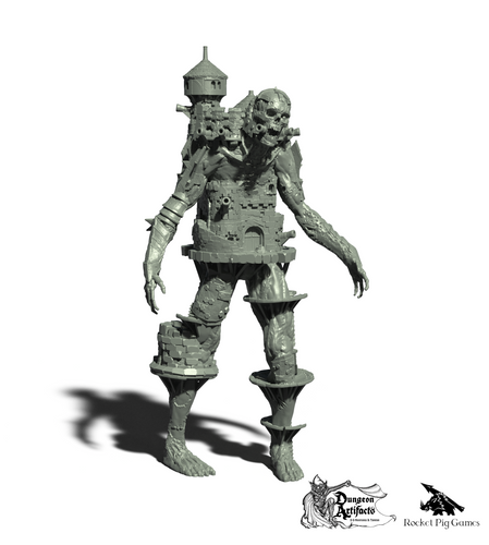 Walking Fortress - Rocket Pig Games - Over 3 Feet Tall Giant Terrain Wargaming D&D DnD 10mm 15mm 20mm 25mm 28mm 32mm 40mm