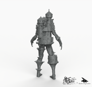 Walking Fortress - Rocket Pig Games - Over 3 Feet Tall Giant Terrain Wargaming D&D DnD 10mm 15mm 20mm 25mm 28mm 32mm 40mm