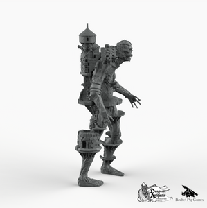 Walking Fortress - Rocket Pig Games - Over 3 Feet Tall Giant Terrain Wargaming D&D DnD 10mm 15mm 20mm 25mm 28mm 32mm 40mm