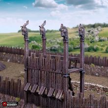 Load image into Gallery viewer, War Totems - King and Country - Printable Scenery Wargaming D&amp;D DnD 28mm 32mm 40mm 54mm
