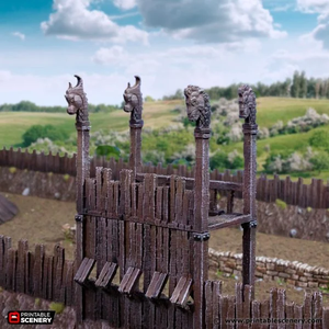 War Totems - King and Country - Printable Scenery Wargaming D&D DnD 28mm 32mm 40mm 54mm