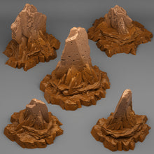 Load image into Gallery viewer, Wasteland Shale - Fantastic Plants and Rocks Vol. 3 - Print Your Monsters - Wargaming D&amp;D DnD