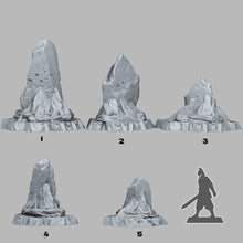 Load image into Gallery viewer, Wasteland Shale - Fantastic Plants and Rocks Vol. 3 - Print Your Monsters - Wargaming D&amp;D DnD