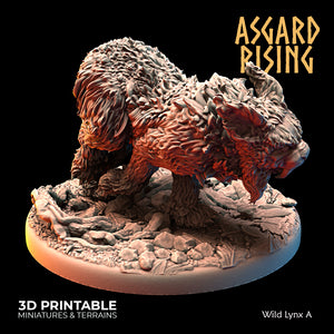 Wild Lynx Pack - Asgard Rising - Wargaming D&D DnD