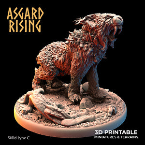 Wild Lynx Pack - Asgard Rising - Wargaming D&D DnD