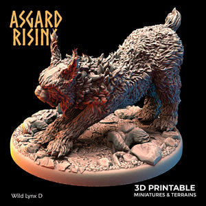 Wild Lynx Pack - Asgard Rising - Wargaming D&D DnD