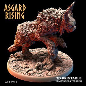 Wild Lynx Pack - Asgard Rising - Wargaming D&D DnD