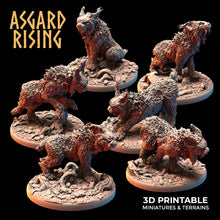 Load image into Gallery viewer, Wild Lynx Pack - Asgard Rising - Wargaming D&amp;D DnD