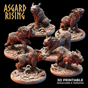 Wild Lynx Pack - Asgard Rising - Wargaming D&D DnD